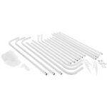 ENERO FOOTBALL GOAL WITH NET 240x150x90CM FI 25 and 22mm - Image 5