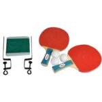 ENERO TABLE TENNIS SET 2 RACKETS 3 BALLS AND NET - Image 2