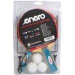 ENERO TABLE TENNIS SET 2 RACKETS 3 BALLS AND NET - Image 7