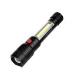ESPERANZA ALUMINUM FLASHLIGHT WITH SIDE LIGHT COB APATE EOT069 - Image 2