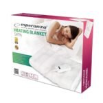 ESPERANZA ELECTRIC BLANKET SATIN WHITE EHB002 - Image 2