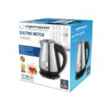 ESPERANZA ELECTRIC KETTLE THAMES 1.7 L MATT SILVER EKK029 - Image 7