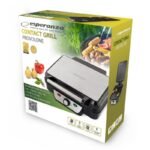 Esperanza Provolone EKG007 electric grill (tabletop-closed; 1800W; stainless steel color) - Image 5
