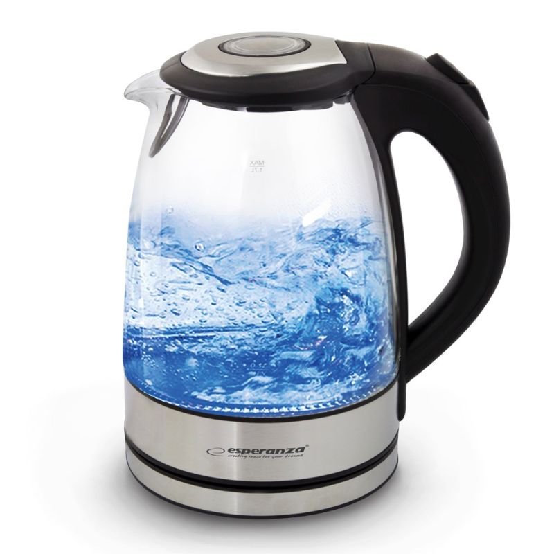 lupin-wear-ca-esperanza-tugela-ekk012-electric-kettle-2200w-1-7l-black-2017445 Esperanza Tugela EKK012 electric kettle (2200W 1.7l; black) - Image 1