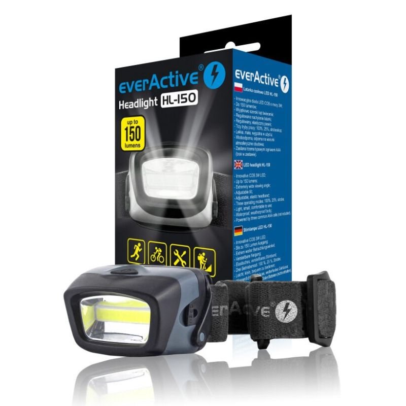 lupin-wear-ca-everactive-led-headlamp-150-lumen-hl150-2277178 EVERACTIVE LED HEADLAMP 150 LUMEN HL150 - Image 1