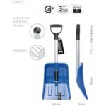 EVEREST TELESCOPIC CAR SNOW SHOVEL 68.5-71.5-82CM - Image 6