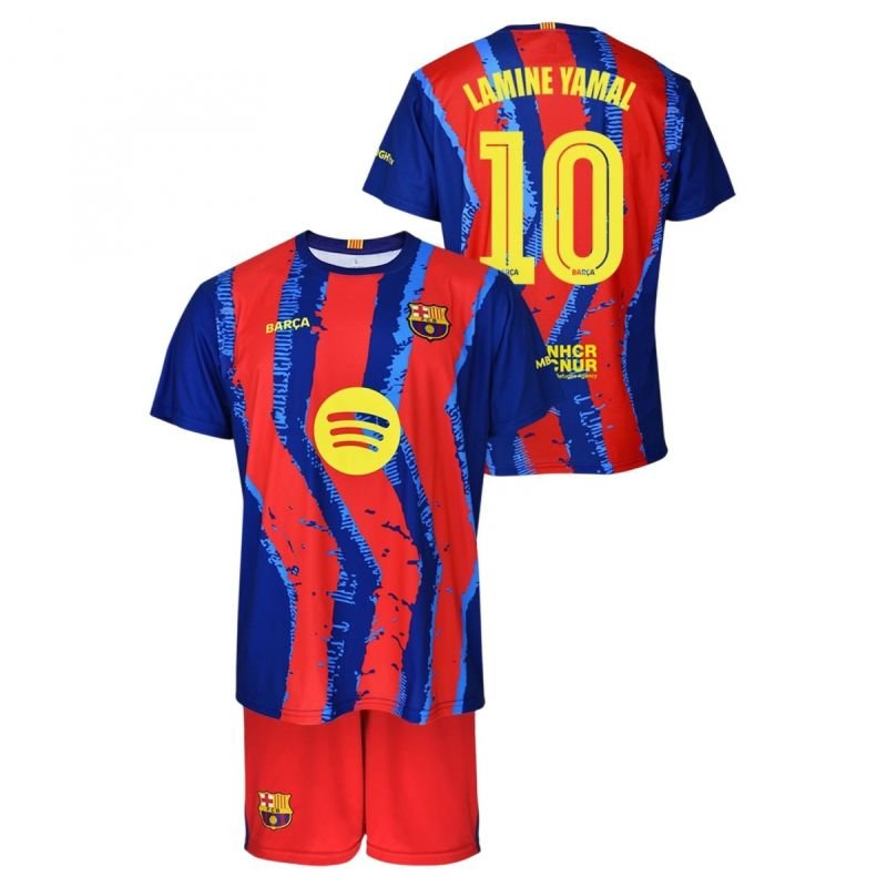 lupin-wear-ca-fc-barcelona-lamine-yamal-set-shirt-shorts-junior-box-2025-26-bc59ey-2930023 FC Barcelona Lamine Yamal set shirt shorts junior box 2025/26 BC59EY - Image 1