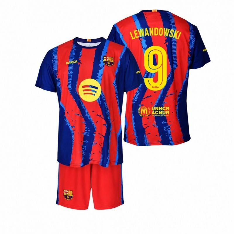 lupin-wear-ca-fc-barcelona-robert-lewandowski-set-shirt-shorts-junior-box-2025-26-bc59el-2946199 FC Barcelona Robert Lewandowski set shirt shorts junior box 2025/26 BC59EL - Image 1
