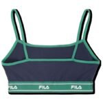 Fila Candelo Sports Bra Navy Blue and Green FAW1203 50004 - Image 2