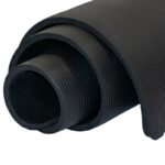 FITNESS MAT NBR ANTI-SLIP 183x61x1.5CM BLACK + ENERO FIT COVER - Image 3