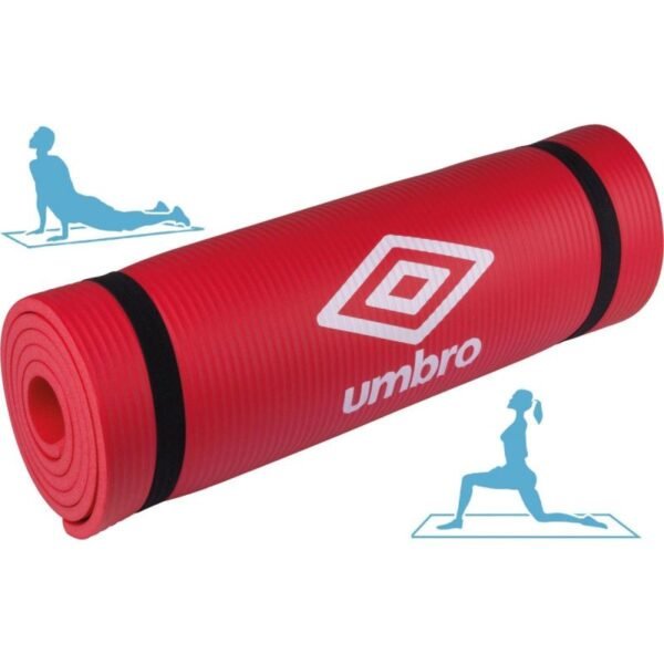 FITNESS MAT NBR ANTI-SLIP 190x58x1CM PINK UMBRO