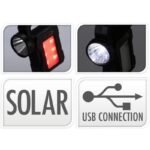 Flashlight Camping Lamp USB Charging and Solar Redcliffs - Image 3