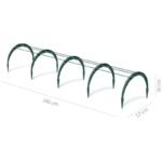 FLOO GREENHOUSE FOIL TUNNEL 240CM FOREST GREEN - Image 4