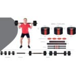 FOLDABLE COMPOSITE BAR BELL 30KG PURE 2 IMPROVE - Image 6