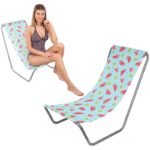 FOLDABLE GARDEN AND BEACH CHAIR AND FRUIT MELON BAG