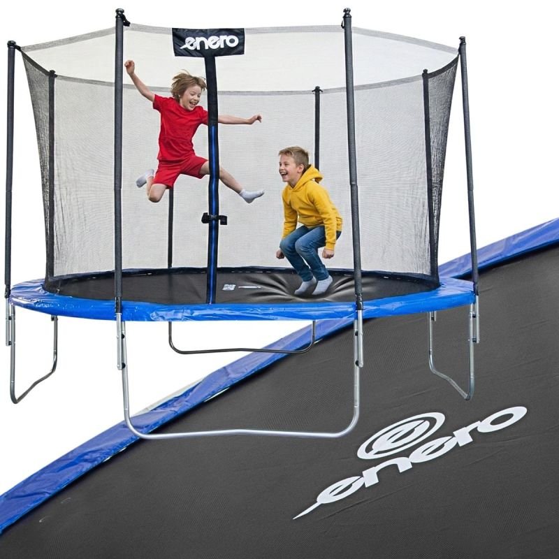lupin-wear-ca-foldable-garden-tramppoline-with-inner-net-12ft-366cm-enero-2047065 FOLDABLE GARDEN TRAMPPOLINE WITH INNER NET 12FT 366CM ENERO - Image 1