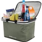 FOLDABLE THERMAL TOURIST BASKET 24L GREEN ENERO CAMP - Image 5