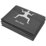 FOLDABLE YOGA MAT 1700x600x5MM BLACK ENERO FIT - Image 2