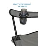 FOLDING CAMPING CHAIR 50X50X80CM GRAY - Image 5
