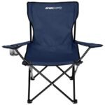 FOLDING CAMPING CHAIR 50X50X80CM NAVY BLUE - Image 2