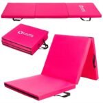 Folding gymnastic mattress pink 1800x600x500mm HMS MGS02 - Image 7