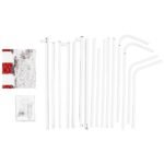 FOOTBALL GOAL WITH NET 300x160x90CM ENERO - Image 6