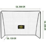 FOOTBALL GOAL WITH NET 300x205x120CM UMBRO - Image 2