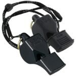 FOX 40 CLASSIC AND CLASSIC CMG WHISTLE BLACK WITH STRING 2 PACK