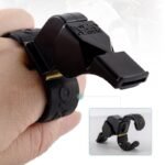 FOX 40 CLASSIC WHISTLE BLACK FINGERGRIP - Image 5