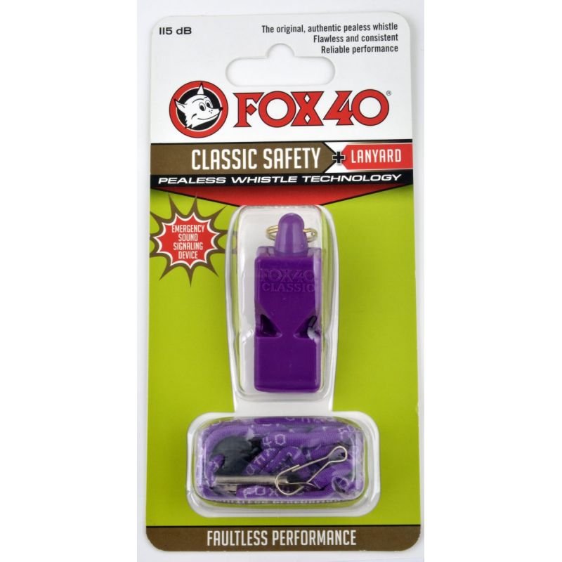 lupin-wear-ca-fox-classic-whistle-string-9903-0808-purple-1580 FOX Classic whistle + string 9903-0808 purple - Image 1