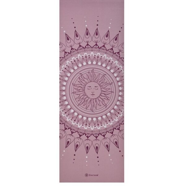 Gaiam Here Now Dusty Rose Yoga Mat 4mm 65272