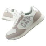 Gap womens sports shoes Nashville Arch Logo sneakers fashionable comfortable white beige