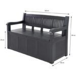 GARDEN BENCH 2IN1 130x60x85CM - Image 7