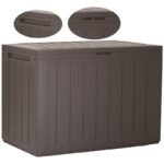 GARDEN BOX 190L BROWN BOARDEBOX - Image 2