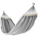 GARDEN HAMMOCK 2-PERSON LUXE XXL 250x150CM WITH SPREADER BAR AND COVER GRAY 1031170 - Image 5