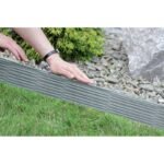 GARDEN PALISADE LAWN EDGE BORDER WICKER 390CM GREY STONE - Image 6