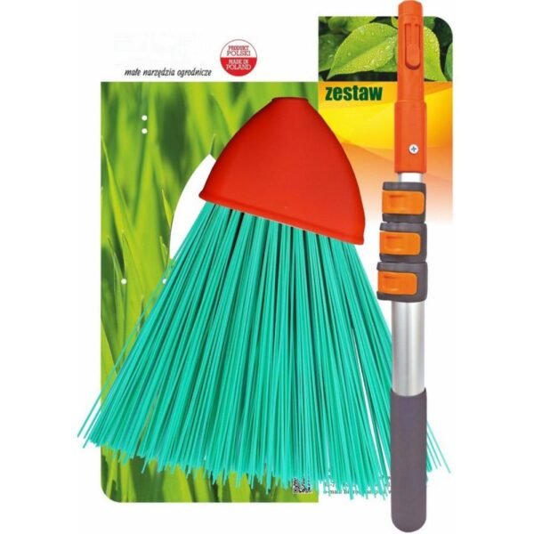 GARDEN SET PREMIUM BROOM TELESCOPIC HANDLE