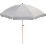 GARDEN UMBRELLA 220CM GRAY - Image 3