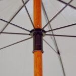 GARDEN UMBRELLA 220CM GRAY - Image 5