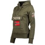 Geographical Norway Gymclass DB 054 M sweatshirt WW2491H/GN-Kaki - Image 4