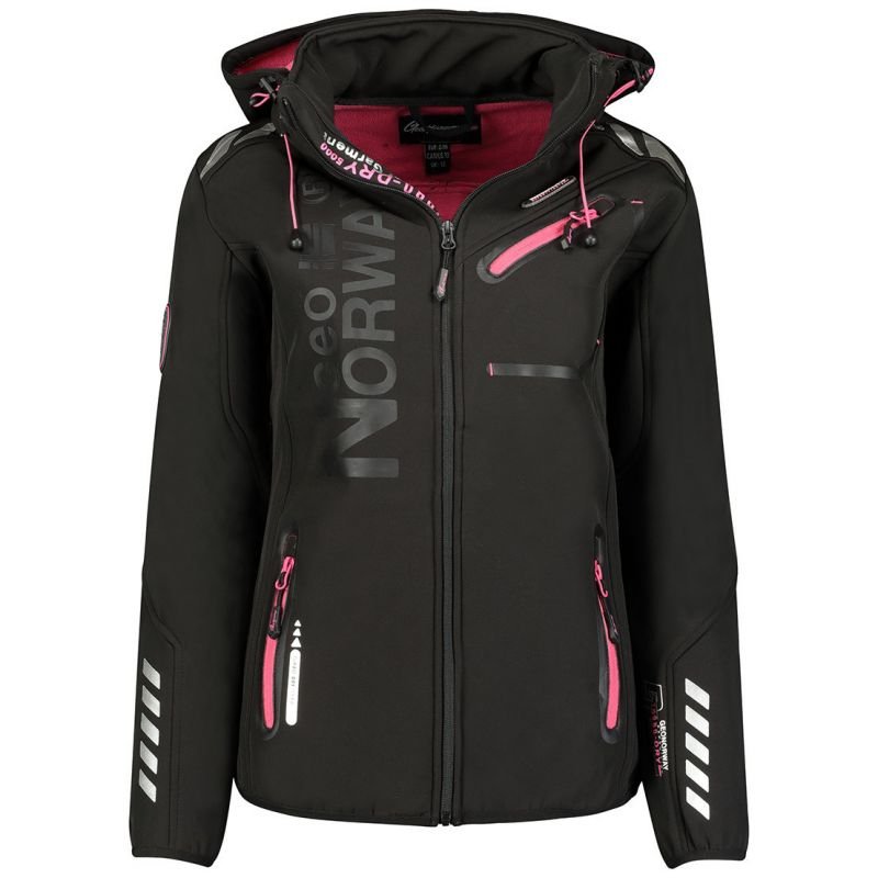 lupin-wear-ca-geographical-norway-reine-softshell-jacket-w-wu8182f-gno-black-pink-1158588 Geographical Norway Reine softshell jacket W WU8182F/GNO-BLACK-PINK - Image 1