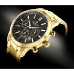 Giewont Chronograph Sapphire Gold Black Mens Watch GW8510-B5 - Image 2
