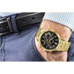 Giewont Chronograph Sapphire Gold Black Mens Watch GW8510-B5 - Image 4