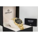 Giewont Chronograph Sapphire Gold Black Mens Watch GW8510-B5 - Image 8