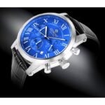 Giewont Chronograph Sapphire Silver Blue Mens Watch GW6260-A4 - Image 2