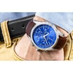 Giewont Chronograph Sapphire Silver Blue Mens Watch GW7650-A5 - Image 4