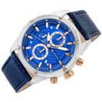 Giewont Chronograph Sapphire Silver Blue Mens Watch GW8810-A2 - Image 3