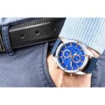 Giewont Chronograph Sapphire Silver Blue Mens Watch GW8810-A2 - Image 4