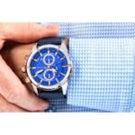 Giewont Chronograph Sapphire Silver Blue Mens Watch GW8810-A2 - Image 5