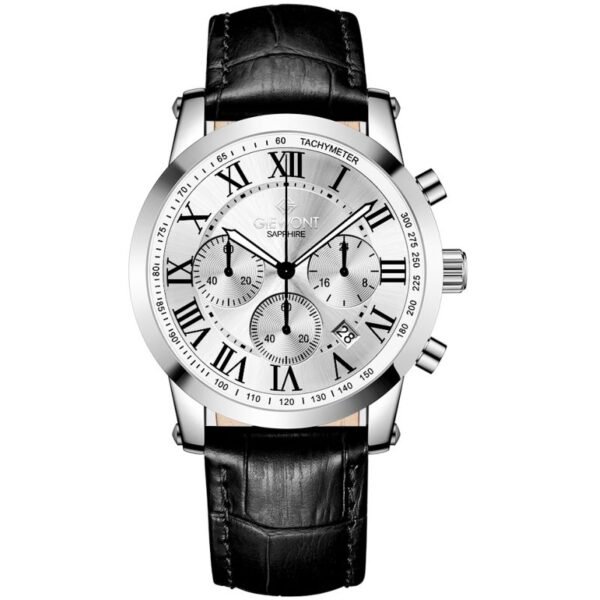 Giewont Chronograph Sapphire Silver Mens Watch GW6260-A1